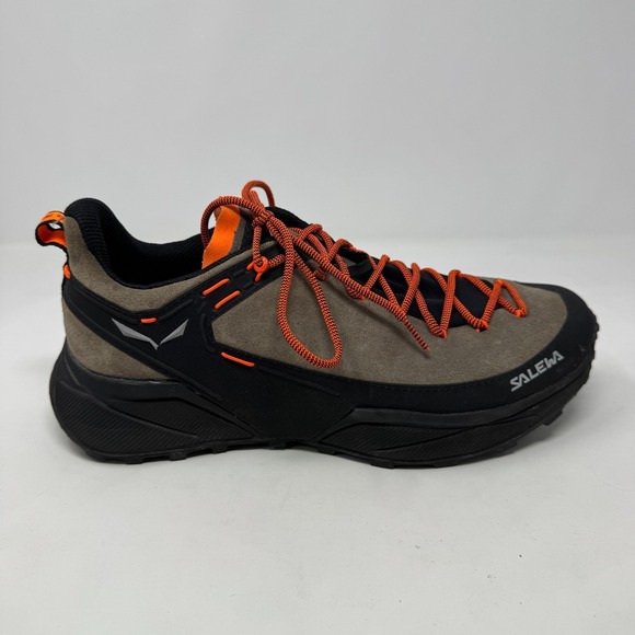 Salewa Shoes MS Dropline Leather Bungee-Cord Black Gray 61393/7953 Men\'s 10.5